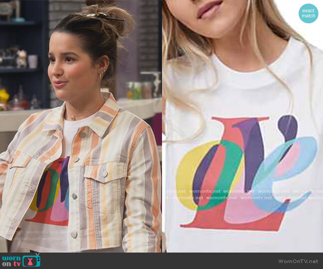 Chasers Love is a Battlefield Tee worn by Lex (Jules LeBlanc) on Side Hustle