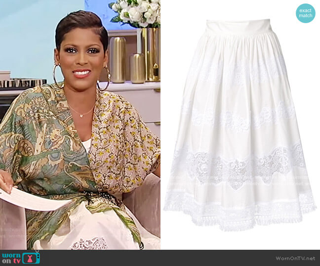 Dolce and Gabbana Lace Panel Skirt