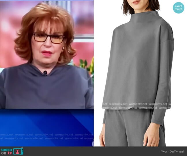 Eileen Fisher Funnel Neck Top worn by Joy Behar on The View