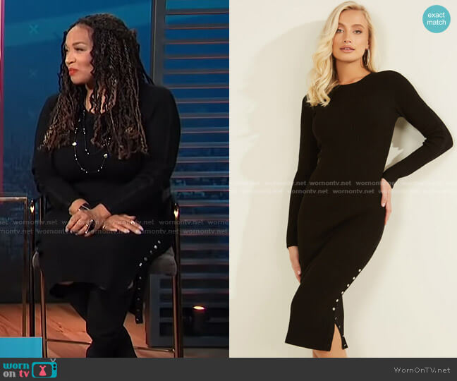 Guess Shae Sweater Dress worn by Kym Whitley on E! News
