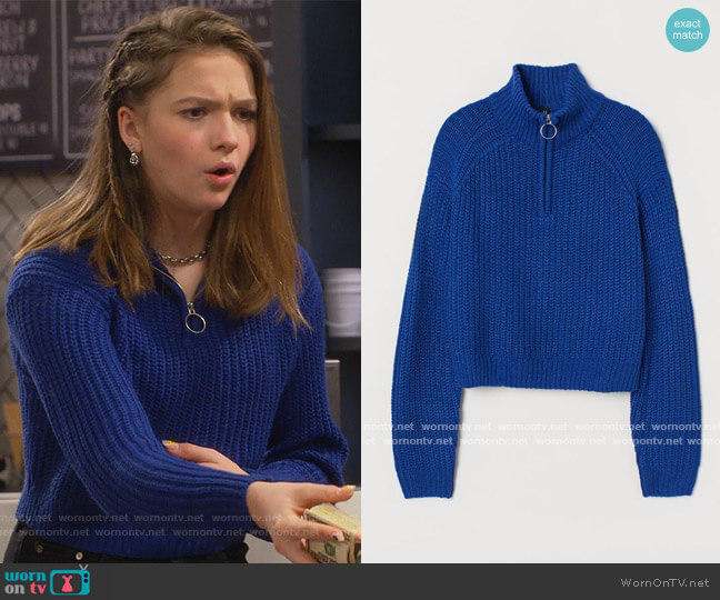 H&M Knit Sweater worn by Presley (Jayden Bartels) on Side Hustle