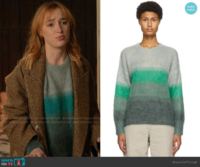 Isabel Marant Etoile Drussel Sweater worn by Clare O'Brien (Phoebe Dynevor) on Younger
