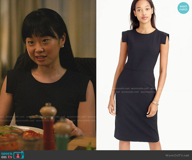 J. Crew Resume Dress worn by Emily Kang (Alice Lee) on Zoeys Extraordinary Playlist