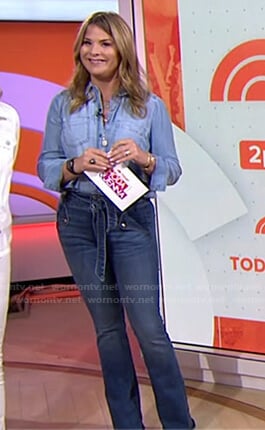Jenna’s tie waist jeans on Today