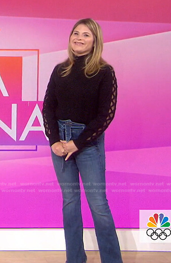 Jenna’s tie waist jeans on Today