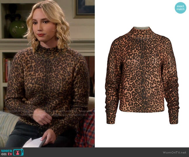 Ksubi Kitty Sweater worn by Mandy Baxter (Molly McCook) on Last Man Standing