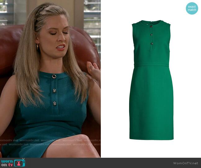 Lafayette 148 New York Alex Dress worn by Samantha (Briga Heelan) on B Positive
