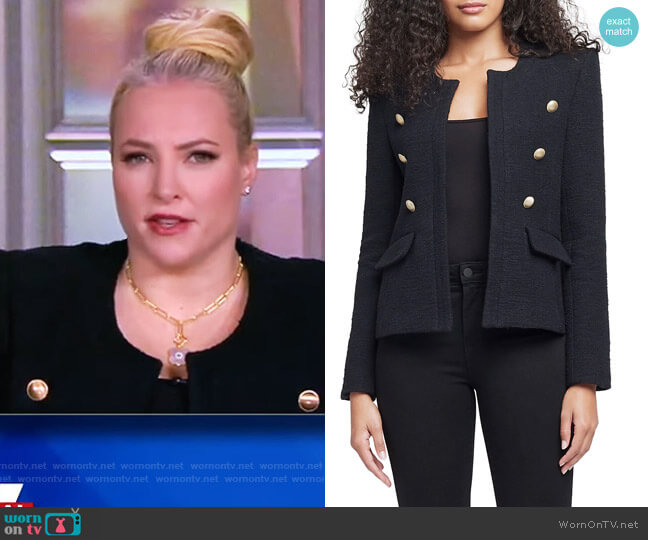 L'Agence Effie Jacket worn by Meghan McCain on The View