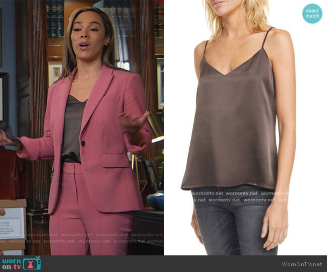 L'Agence Jane Camisole worn by Emily Lopez (Jessica Camacho) on All Rise
