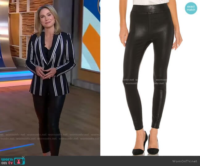 L'Agence Rochelle Pull On Pant worn by Amy Robach on Good Morning America