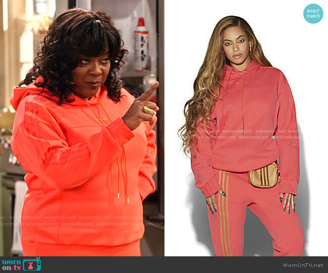 Adidas x IVY PARK Long Sleeve Hoodie worn by MDear (Loretta Devine) on Family Reunion