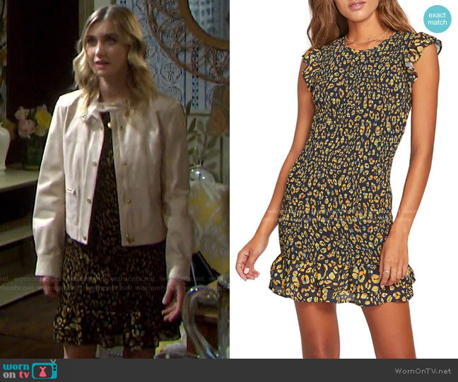 Lost + Wonder Dance All Night Mini Dress worn by Claire Brady (Isabel Durant ) on Days of our Lives