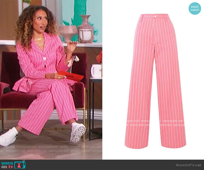 Maggie Marilyn Casual pants worn by Elaine Welteroth on The Talk