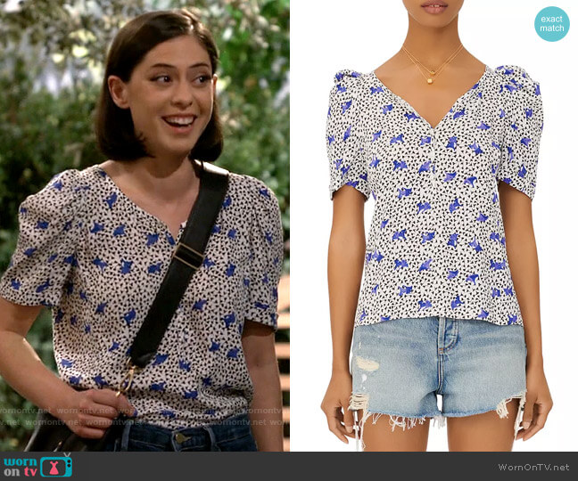 Maje Lensam Top worn by Adriana (Rosa Salazar) on B Positive