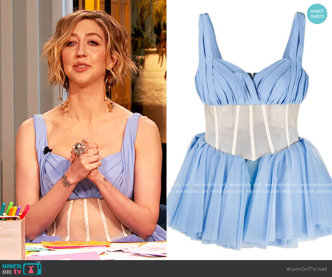 Moschino Boned Bodice Sleeveless Top