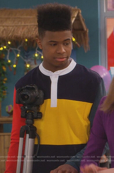 Muchy’s colorblock shirt on Side Hustle