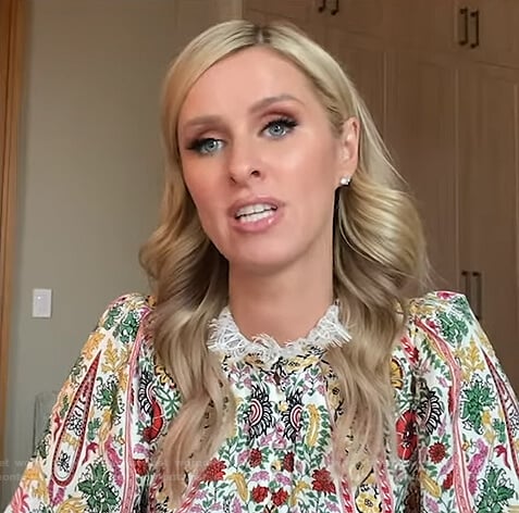 Nicky Hilton’s floral dress on Good Morning America