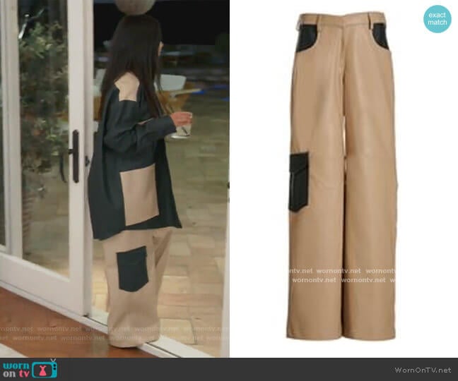 Paris Georgia Albert Wide Leg Pants worn by Kourtney Kardashian on Keeping Up with the Kardashians
