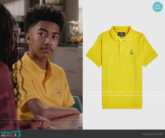Psycho Bunny Classic Polo worn by Jack Johnson (Miles Brown) on Black-ish