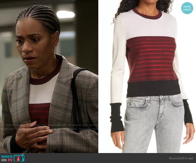 Rag and Bone Marissa Sweater worn by Maggie Pierce (Kelly McCreary) on Greys Anatomy