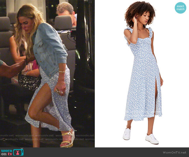 Reformation Ciara Dress worn by Jackie Goldschneider on The Real Housewives of New Jersey