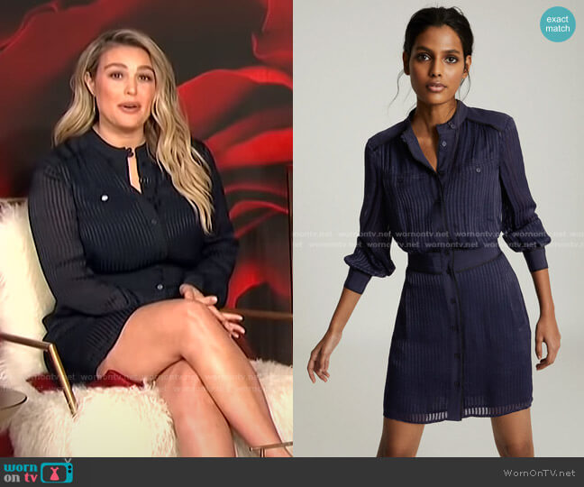 Reiss Sophia Dress worn by Carissa Loethen Culiner on E! News
