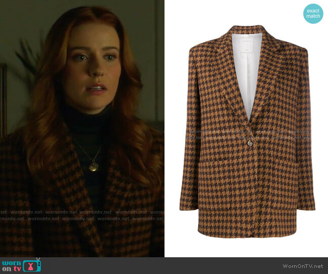 Sandro Carmel Blazer worn by Nancy Drew (Kennedy McMann) on Nancy Drew