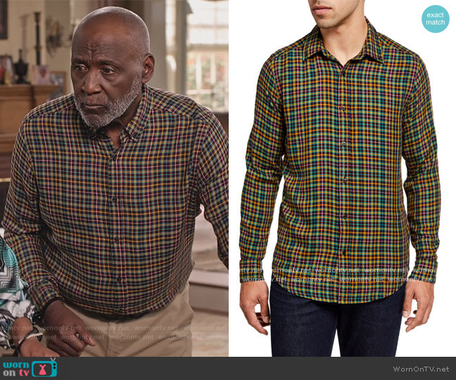Scotch & Soda Lightweight Check Sport Shirt