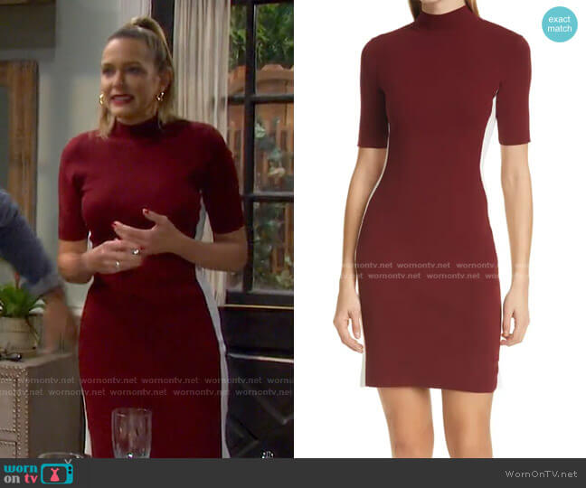 Ted Baker Evlyinn Short Sleeve Knit Dress worn by Nicole Walker (Arianne Zucker) on Days of our Lives