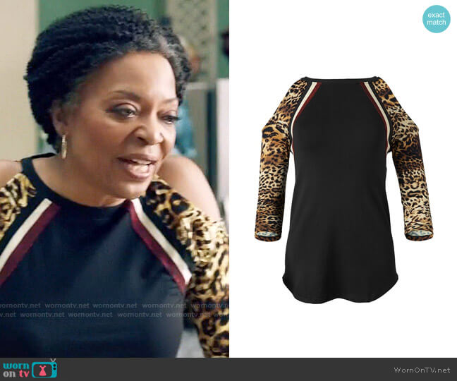 Venus Cold Shoulder Lounge Top worn by Violet Bordelon (Tina Lifford) on Queen Sugar