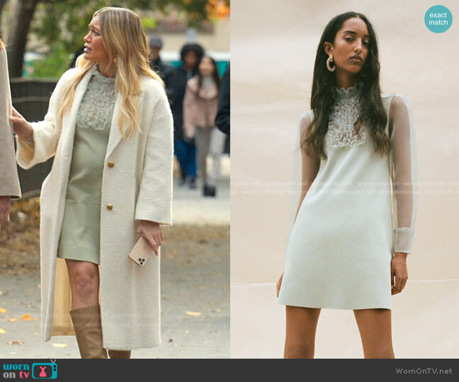 Zara Knit Organza Dress worn by Kelsey Peters (Hilary Duff) on Younger
