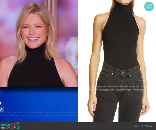 A.L.C. Paltrow Sleeveless Turtleneck Top worn by Sara Haines on The View