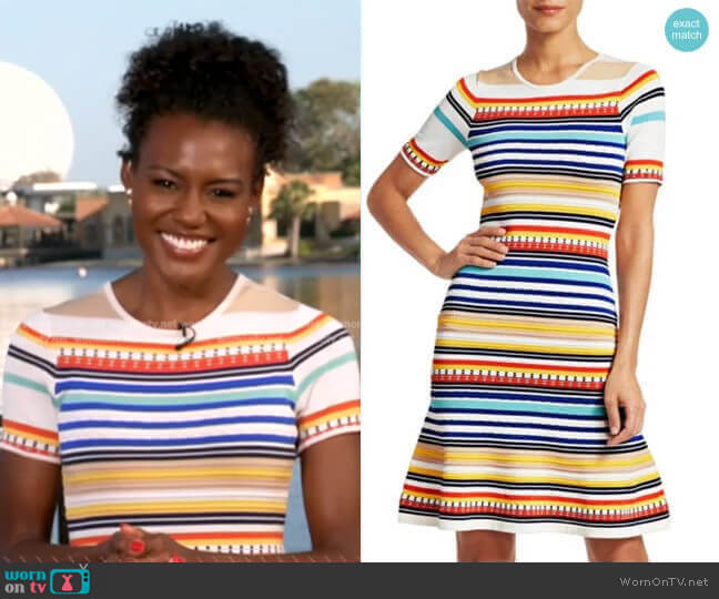 Shoshanna Adena Dress worn by Janai Norman on Good Morning America