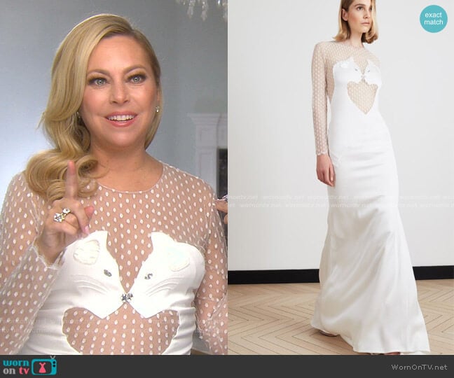 Alexis Mabille Sprint 2020 Collection worn by Sutton Stracke on The Real Housewives of Beverly Hills