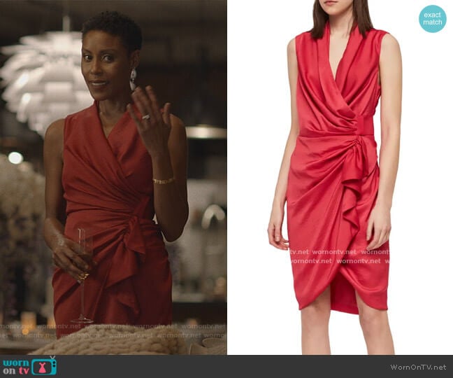 AllSaints Cancity Dress worn by Lynn Stewart (Christine Adams) on Black Lightning