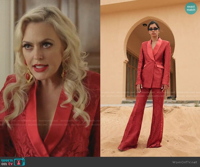 Arwa Al Banawi AW 2018 Collection worn by Alexis Carrington (Elaine Hendrix) on Dynasty