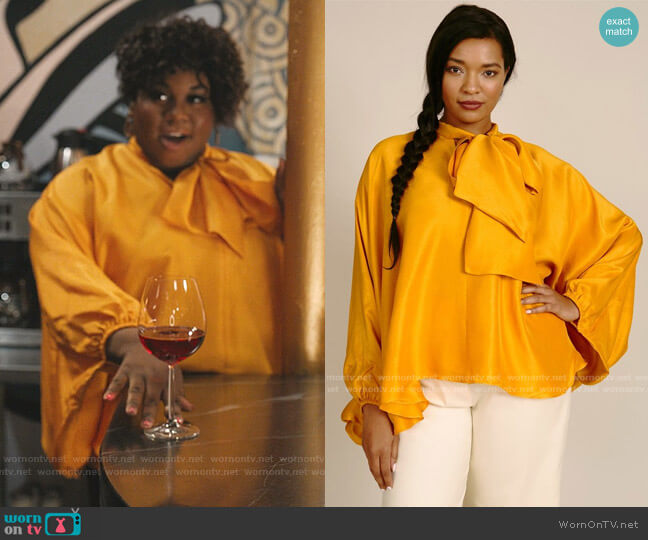 Azeeza Emlyn Top worn by Mo (Alex Newell) on Zoeys Extraordinary Playlist