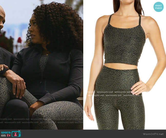 Beyond Yoga Space Dye Racerback Tank worn by Lola Carmichael (Simone Missick) on All Rise