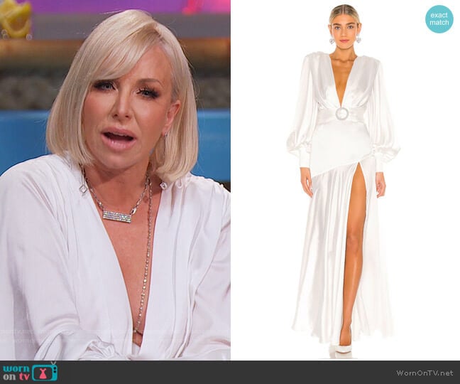 Bronx and Banco Carmen Bridal Gown worn by Margaret Josephs on The Real Housewives of New Jersey