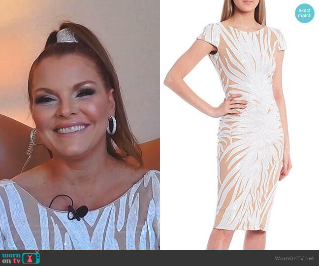 Dress the Population Marcella dress worn by Brandi Redmond on The Real Housewives of Dallas