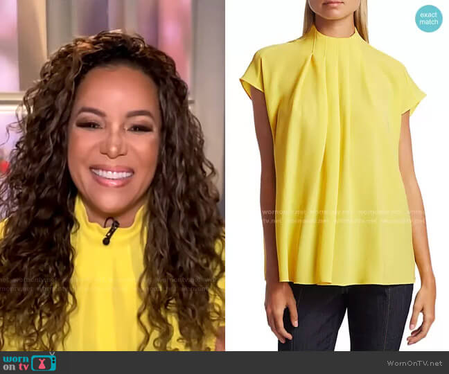 Tibi Esme Crepe Top