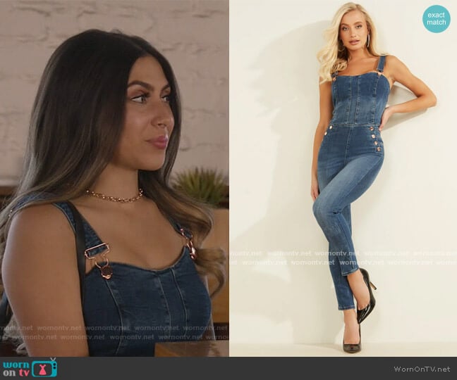 Guess Rosemary Denim Jumpsuit