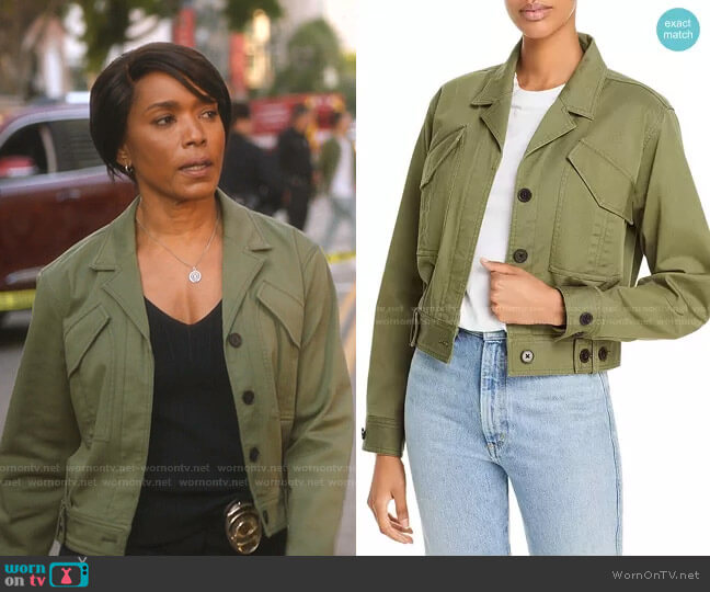 Derek Lam 10 Crosby Gwen Field Jacket worn by Athena Grant (Angela Bassett) on 9-1-1