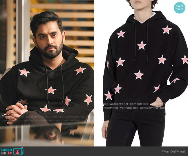 Sandro Star Hoodie