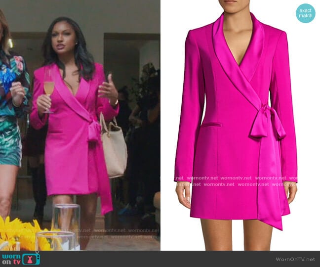 Jay Godfrey Roxy Blazer Dress worn by Ebony K. Williams on The Real Housewives of New York City