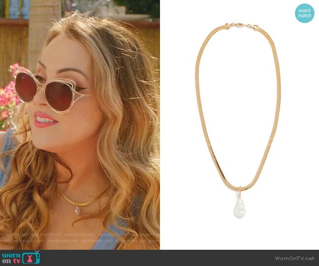 Kozakh Sam Necklace worn by Fallon Carrington (Elizabeth Gillies) on Dynasty