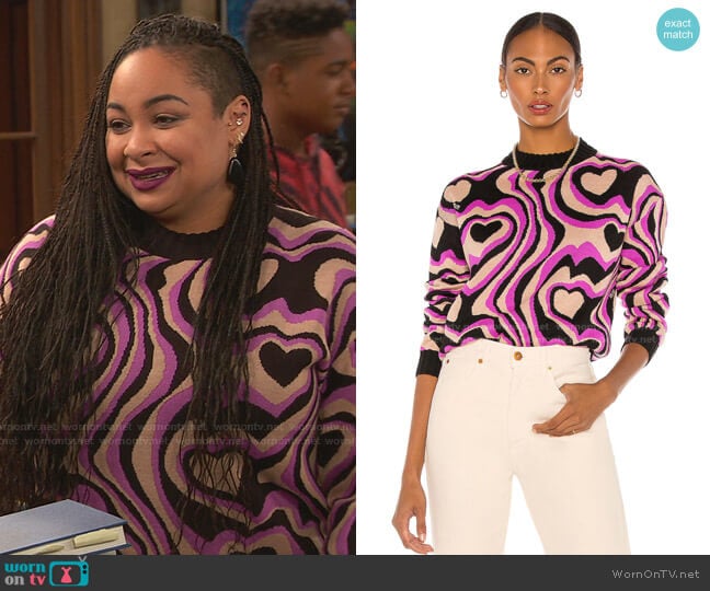 MSGM Maglia Sweater worn by Raven Baxter (Raven-Symoné) on Ravens Home