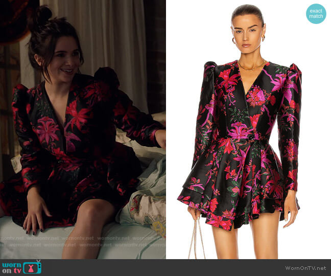 Markarian Etta Brocade Mini Dress worn by Jane Sloan (Katie Stevens) on The Bold Type