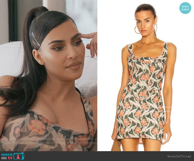 Miaou Campbell Corset worn by Kim Kardashian on Keeping Up with the Kardashians