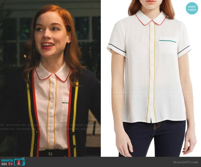 Modcloth Primary Pick Blouse worn by Zoey Clarke (Jane Levy) on Zoeys Extraordinary Playlist